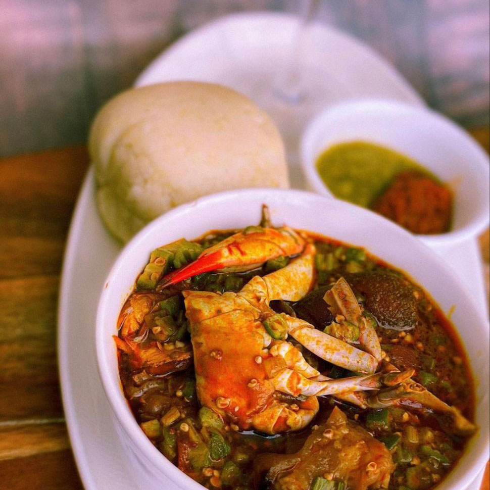 Banku,Okro & Fish