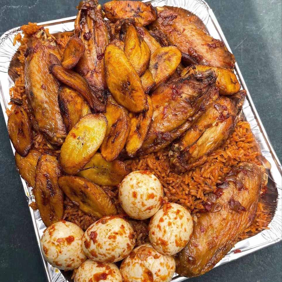 Jollof & Eggs