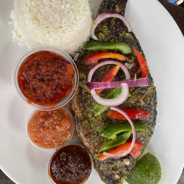 Plain Rice & Tilapia